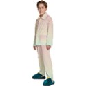 Rainbow Pastel, Purple, Gradient, Light, Led, Pink, Simple Kids  Long Sleeve Velvet Pajamas Set View2