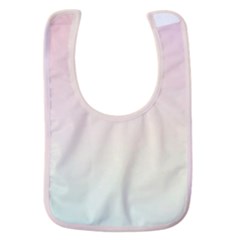 Rainbow Pastel, Purple, Gradient, Light, Led, Pink, Simple Baby Bib by kyorashop23