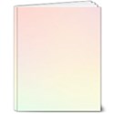 Rainbow Pastel, Purple, Gradient, Light, Led, Pink, Simple 8  x 10  Hardcover Notebook View1