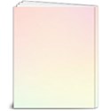 Rainbow Pastel, Purple, Gradient, Light, Led, Pink, Simple 8  x 10  Hardcover Notebook View2