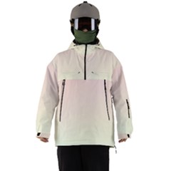 Rainbow Pastel, Purple, Gradient, Light, Led, Pink, Simple Men s Ski And Snowboard Waterproof Breathable Jacket by kyorashop23