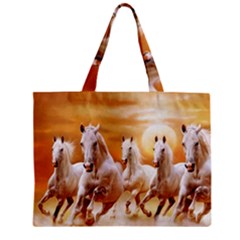 Seven Horses, Sun Zipper Mini Tote Bag by kyorashop23