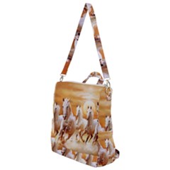 Seven Horses, Sun Crossbody Backpack by kyorashop23