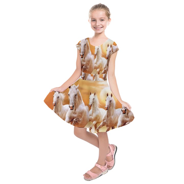 Seven Horses, Sun Kids  Short Sleeve Dress