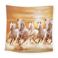 Seven Horses, Sun Square Tapestry (large)