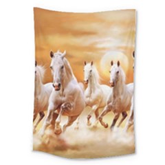 Seven Horses, Sun Large Tapestry