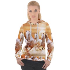 Seven Horses, Sun Women s Overhead Hoodie