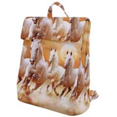 Seven Horses, Sun Flap Top Backpack by kyorashop23