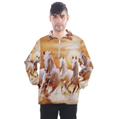 Seven Horses, Sun Men s Half Zip Pullover