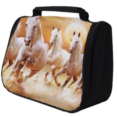 Seven Horses, Sun Full Print Travel Pouch (big) by kyorashop23