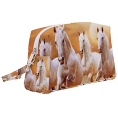 Seven Horses, Sun Wristlet Pouch Bag (large) by kyorashop23