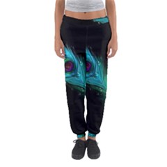 Shree Krishna, Feather, Lord, Rainbows Women s Jogger Sweatpants by kyorashop23