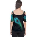 Shree Krishna, Feather, Lord, Rainbows Cutout Shoulder T-Shirt View2