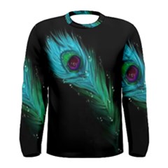 Shree Krishna, Feather, Lord, Rainbows Men s Long Sleeve T-shirt