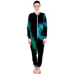 Shree Krishna, Feather, Lord, Rainbows Onepiece Jumpsuit (ladies)