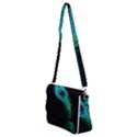 Shree Krishna, Feather, Lord, Rainbows Shoulder Bag with Back Zipper View2