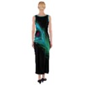 Shree Krishna, Feather, Lord, Rainbows Fitted Maxi Dress View2