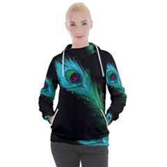 Shree Krishna, Feather, Lord, Rainbows Women s Hooded Pullover