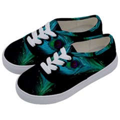 Shree Krishna, Feather, Lord, Rainbows Kids  Classic Low Top Sneakers by kyorashop23