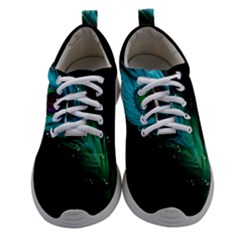 Shree Krishna, Feather, Lord, Rainbows Women Athletic Shoes by kyorashop23