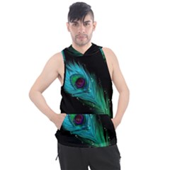 Shree Krishna, Feather, Lord, Rainbows Men s Sleeveless Hoodie by kyorashop23