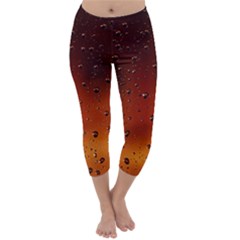 Water Drops, Lui, Amazing Capri Winter Leggings 