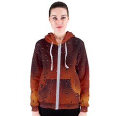 Water Drops, Lui, Amazing Women s Zipper Hoodie