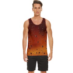 Water Drops, Lui, Amazing Men s Wide Collar Tank Top by kyorashop23