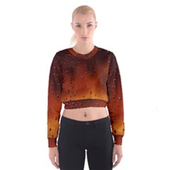 Water Drops, Lui, Amazing Cropped Sweatshirt