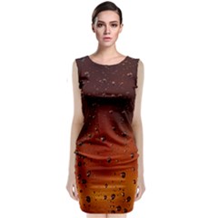 Water Drops, Lui, Amazing Sleeveless Velvet Midi Dress