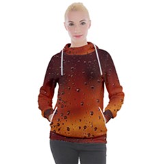 Water Drops, Lui, Amazing Women s Hooded Pullover