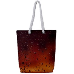 Water Drops, Lui, Amazing Full Print Rope Handle Tote (small) by kyorashop23