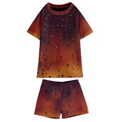 Water Drops, Lui, Amazing Kids  Swim T-shirt And Shorts Set by kyorashop23