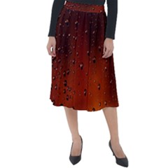 Water Drops, Lui, Amazing Classic Velour Midi Skirt 