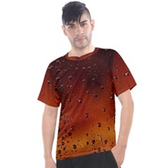 Water Drops, Lui, Amazing Men s Sport Top by kyorashop23