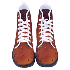 Water Drops, Lui, Amazing Kid s High-top Canvas Sneakers by kyorashop23