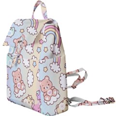 Usheen Carebears, Bears, Cat, Colorful, Cute, Pastel, Pattern Buckle Everyday Backpack by kyorashop23