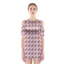 Fern Pattern 2 Pink Shoulder Cutout One Piece Dress View1