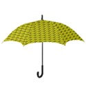 Fern Pattern 2 Yellow Hook Handle Umbrellas (Small) View3