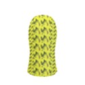 Fern Pattern 2 Yellow Balaclava Face Mask View4