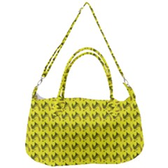 Fern Pattern 2 Yellow Removable Strap Handbag by snowwhitegirl