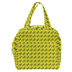 Fern Pattern 2 Yellow Boxy Hand Bag by snowwhitegirl