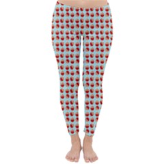 Kawaii Jam Pattern Aqua Classic Winter Leggings