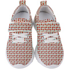 Kawaii Jam Pattern Aqua Kids  Velcro Strap Shoes by snowwhitegirl