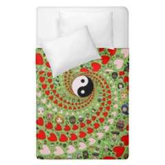 Love Avatars Characters Roles Yin Yang Duvet Cover Double Side (single Size) by Paksenen