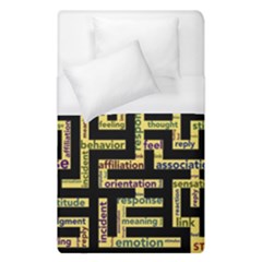 Mindset Stimulus Response Emotion Duvet Cover (single Size)