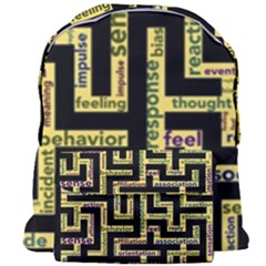 Mindset Stimulus Response Emotion Giant Full Print Backpack by Paksenen