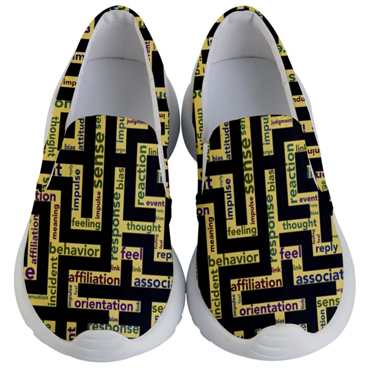 Mindset Stimulus Response Emotion Kids Lightweight Slip Ons