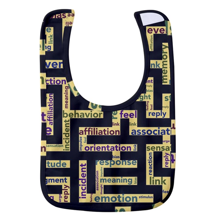 Mindset Stimulus Response Emotion Baby Bib