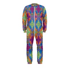 Colorful Flora Flora Kazakh Pattern Onepiece Jumpsuit (kids)